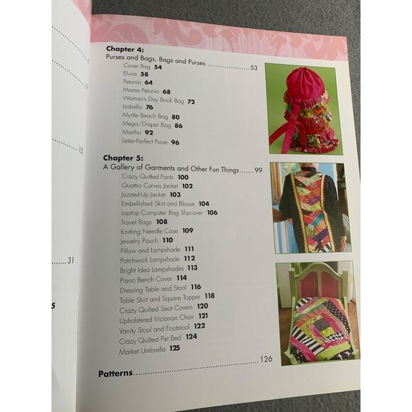 Barbara Randles More Crazy Quilting with Attitude Book - Picture 3 of 4